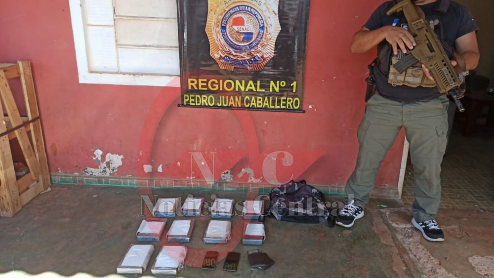 SENAD incauta 10 kilos de supuesta cocaína en el interior de un lavadero