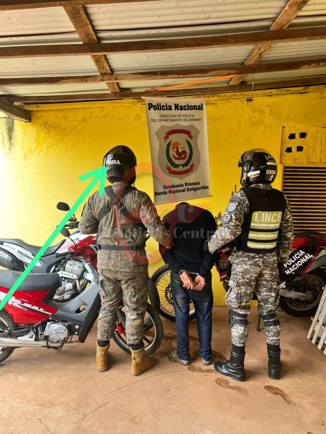 PJC: Tras persecución detienen a un brasileño con una motocicleta que acababa de robar