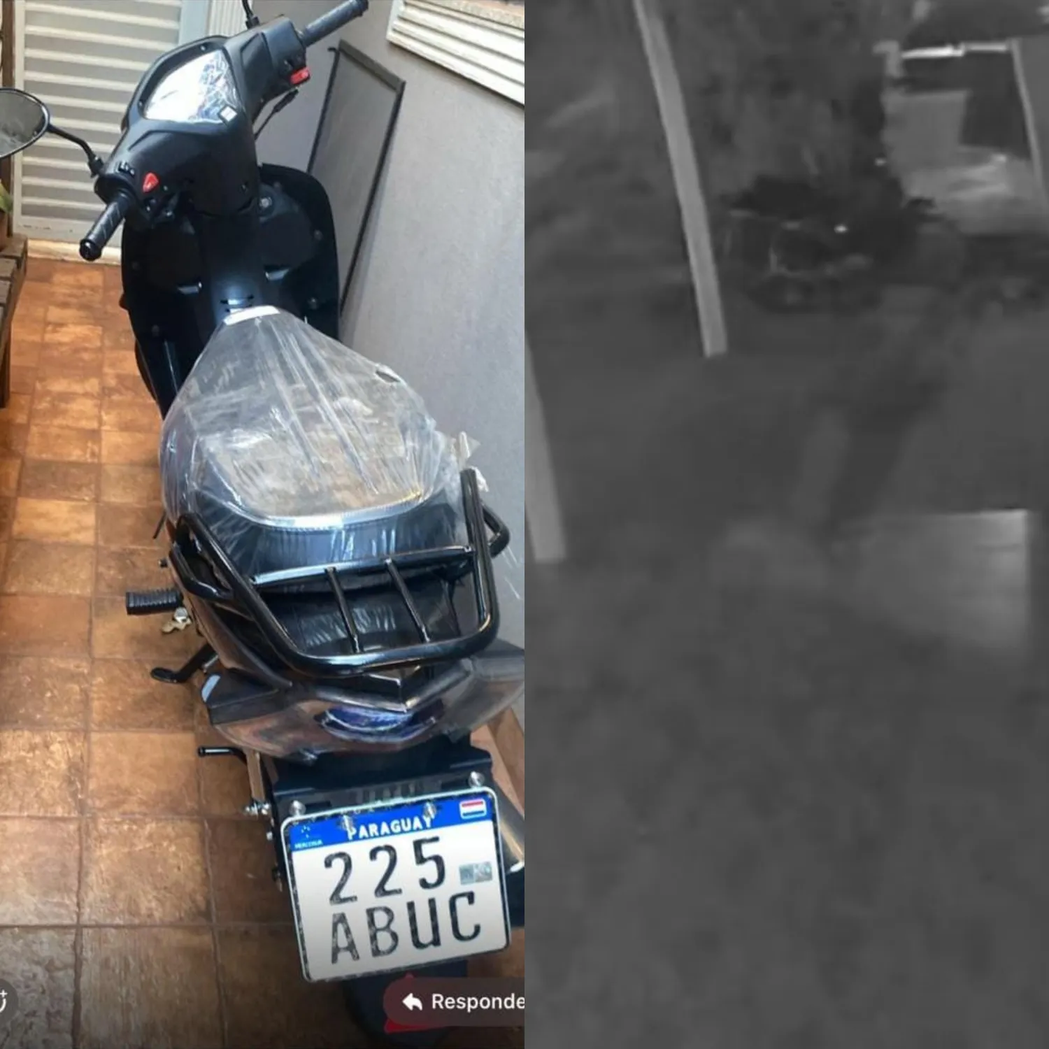 Motoasaltantes roban una motocicleta frente a una casa en Pedro Juan Caballero
