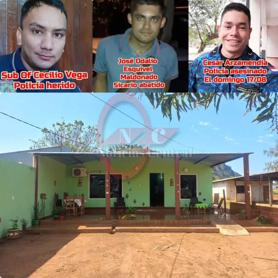 Enfrentamiento en Cerro Memby deja un muerto y un policía herido