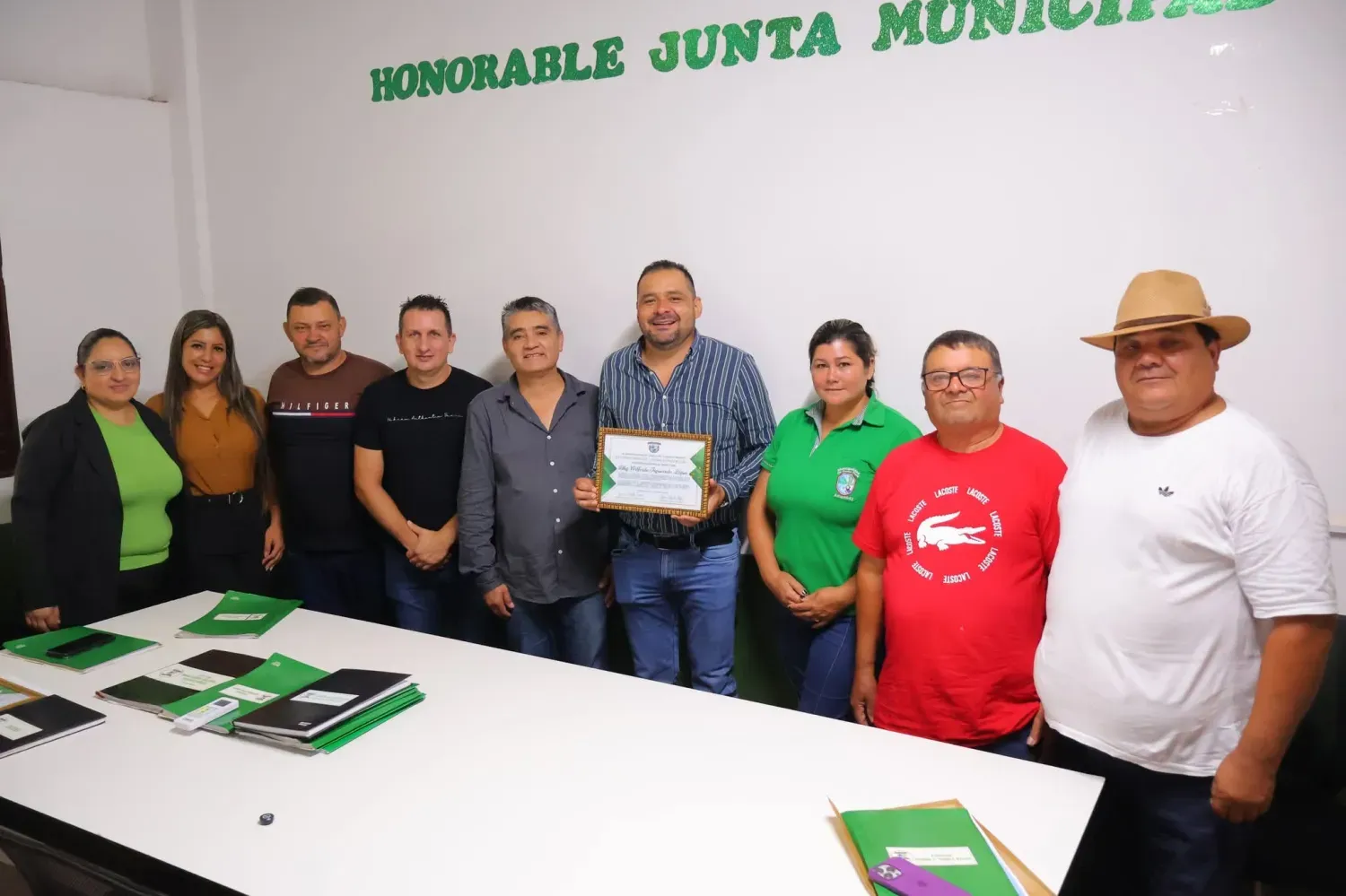 Junta Municipal de Cerro Corá reconoce la gestión del intendente Wilfrido Figueredo