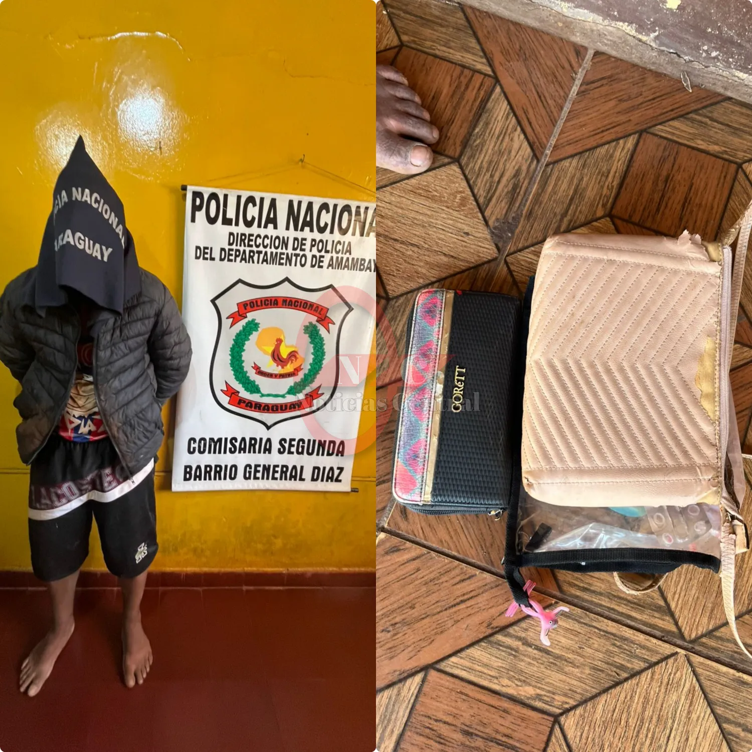 Aprehenden a joven brasileño por intento de robo en el barrio San Blas