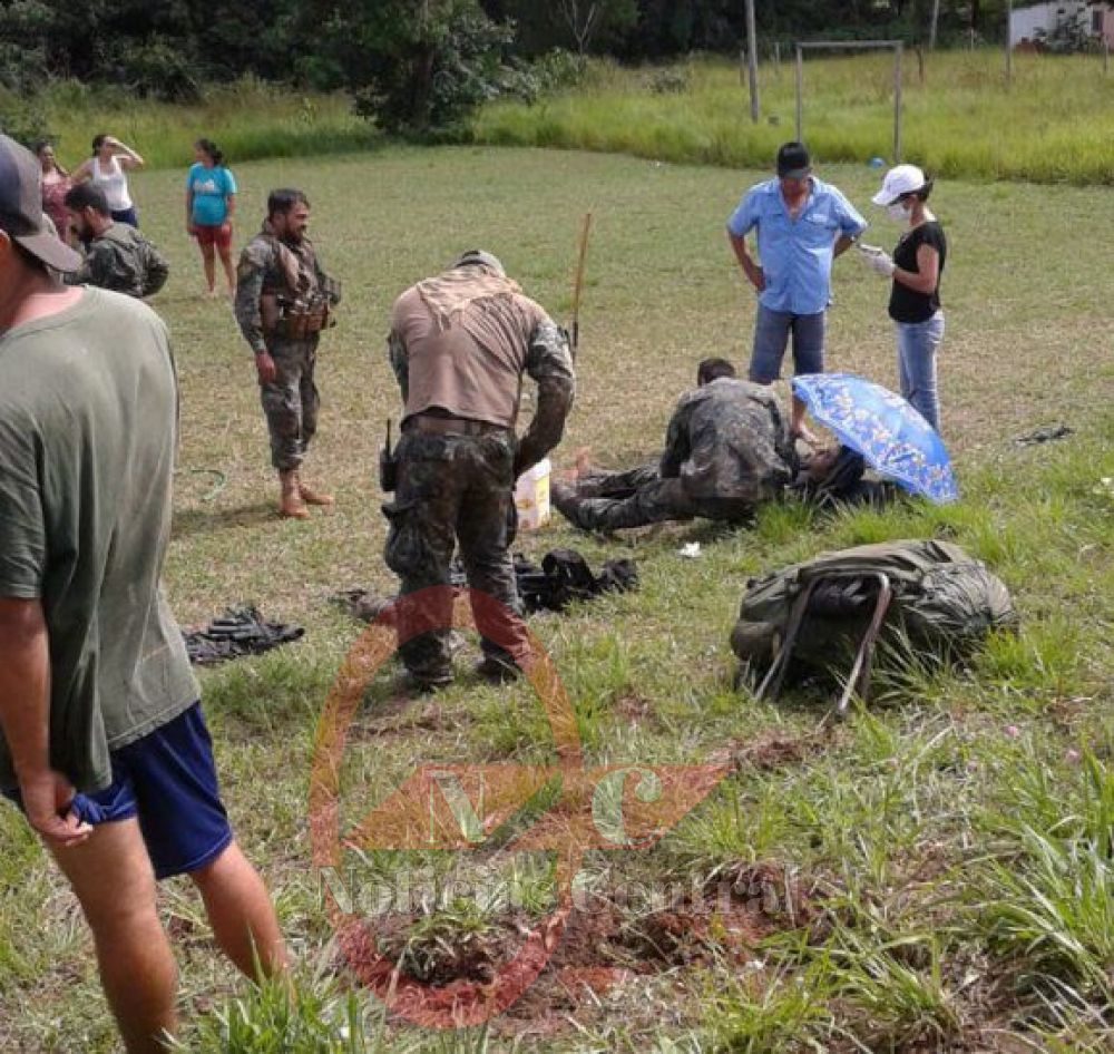 Camión de la FTC vuelca en Yby Yaú y militares quedan heridos