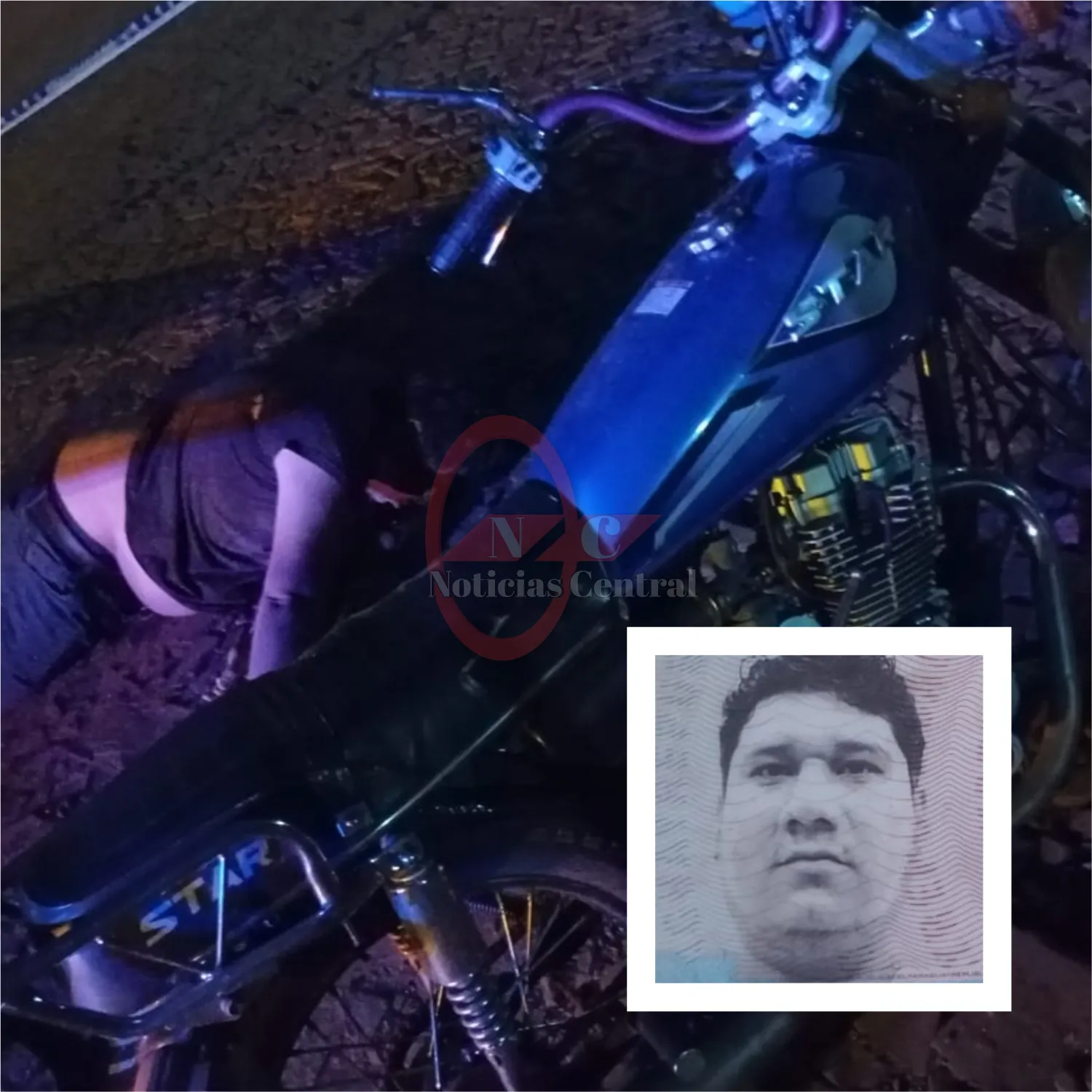 Trágico accidente en Pedro Juan Caballero: motociclista fallece tras perder el control de su biciclo