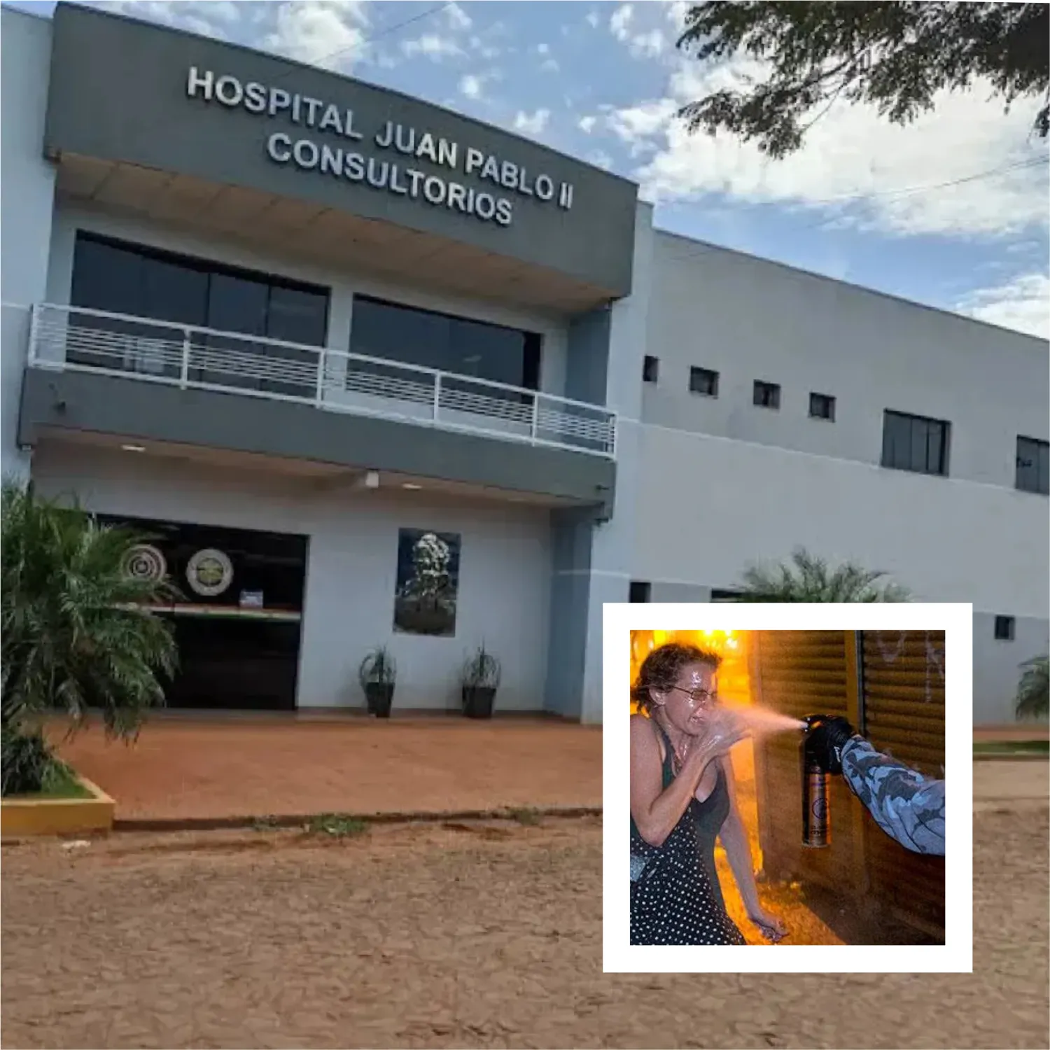 Entrenamiento policial con gas pimienta provocó intoxicaciones en transeúntes de Pedro Juan Caballero