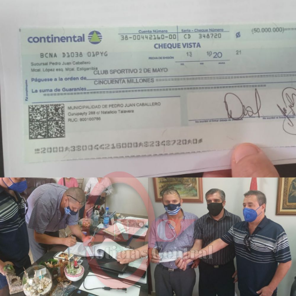 Municipalidad aporta 50 millones gs al 2 mayo para pagar salarios