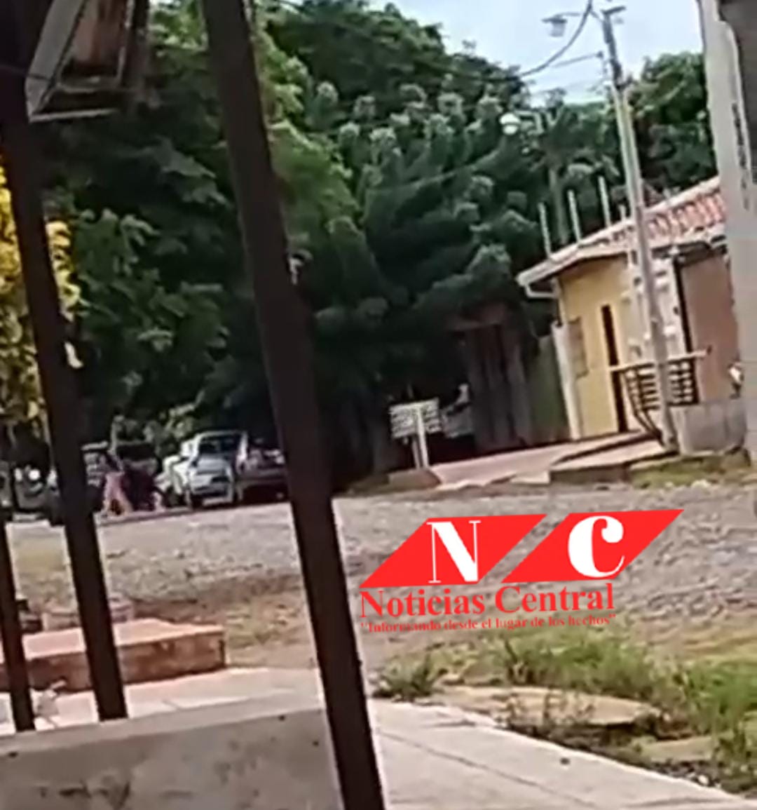 A punta de arma de fuego habrían alzado a la fuerza a una mujer a un automóvil