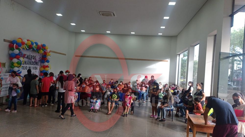 831 niños de Amambay fueron vacunados el lunes