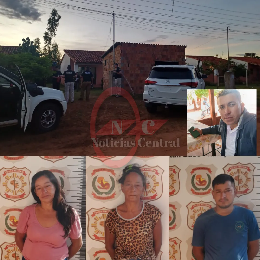 Un hombre y dos mujeres son detenidos en seguimiento a reciente asesinato en Capitán Bado