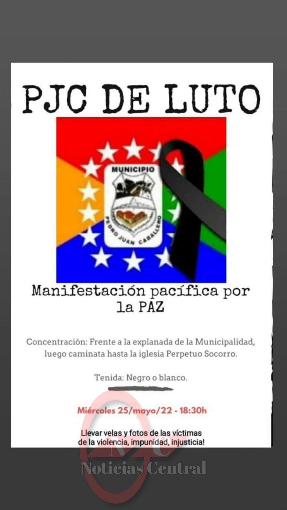 Convocan a marcha pacífica para exigir el fin de la ola de violencia en PJC