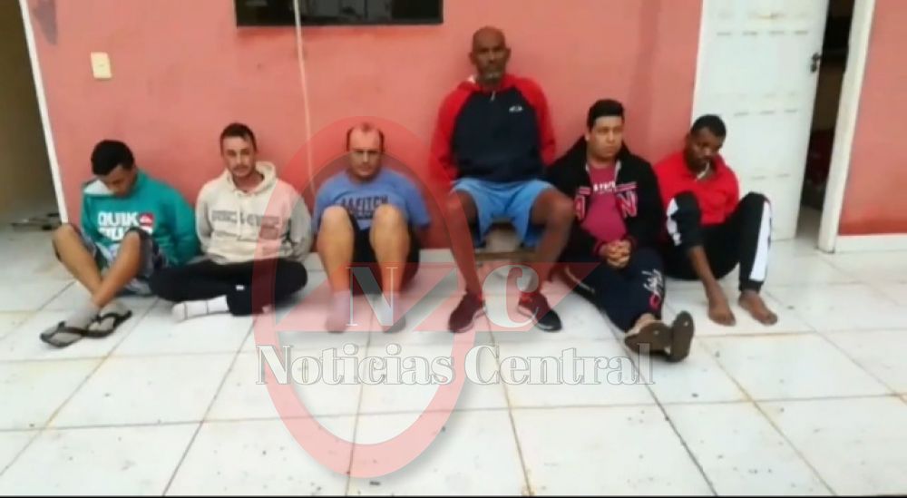 Tras allanamiento detienen a seis brasileños en seguimiento a cuádruple homicidio