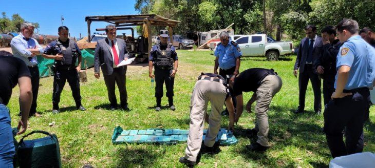 Policía captura a un hombre con 170 kilos de cocaína en Guairá