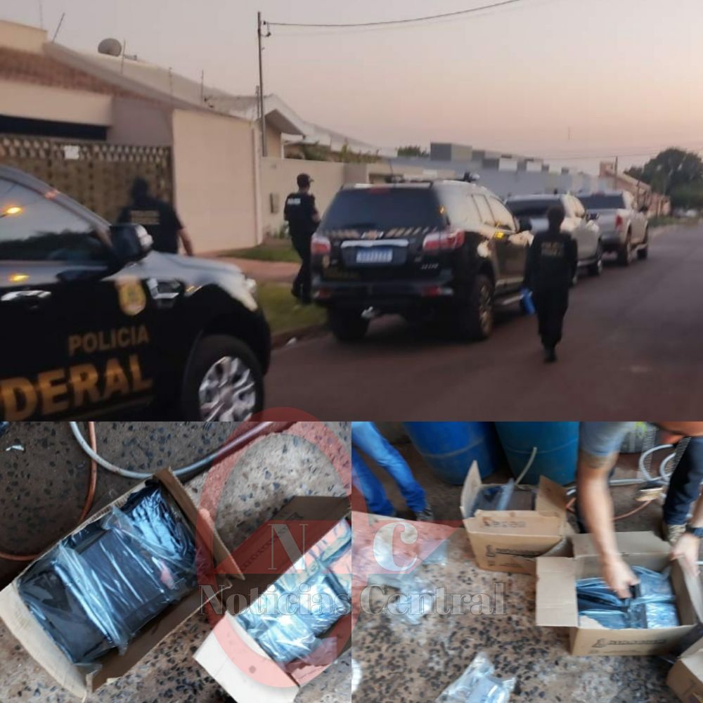 PF deflagra operação de combate ao tráfico de drogas em Ponta Porã 