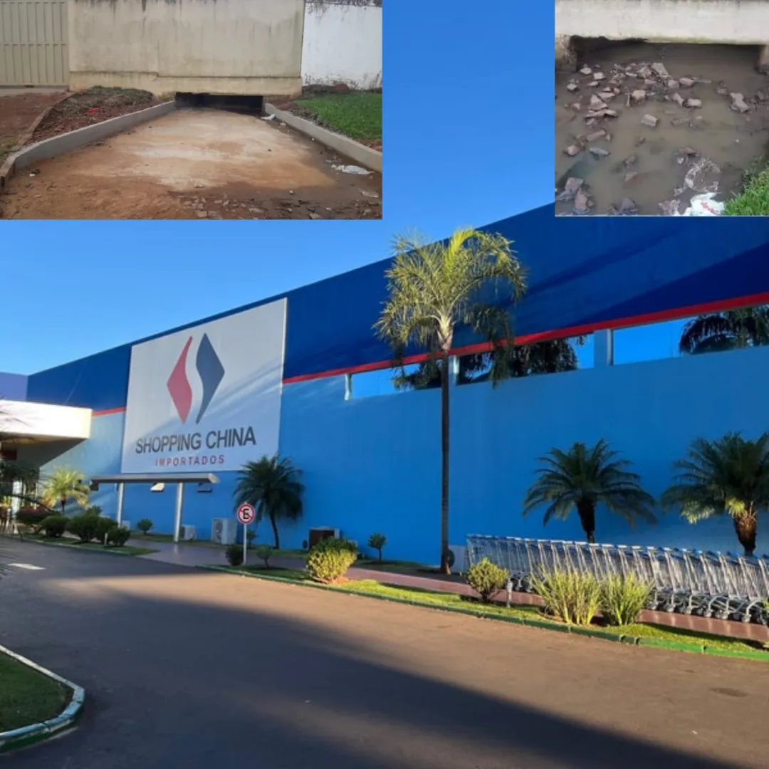 Vecinos del Shopping China, Denuncian que Desagüe vuelve a inundar calles