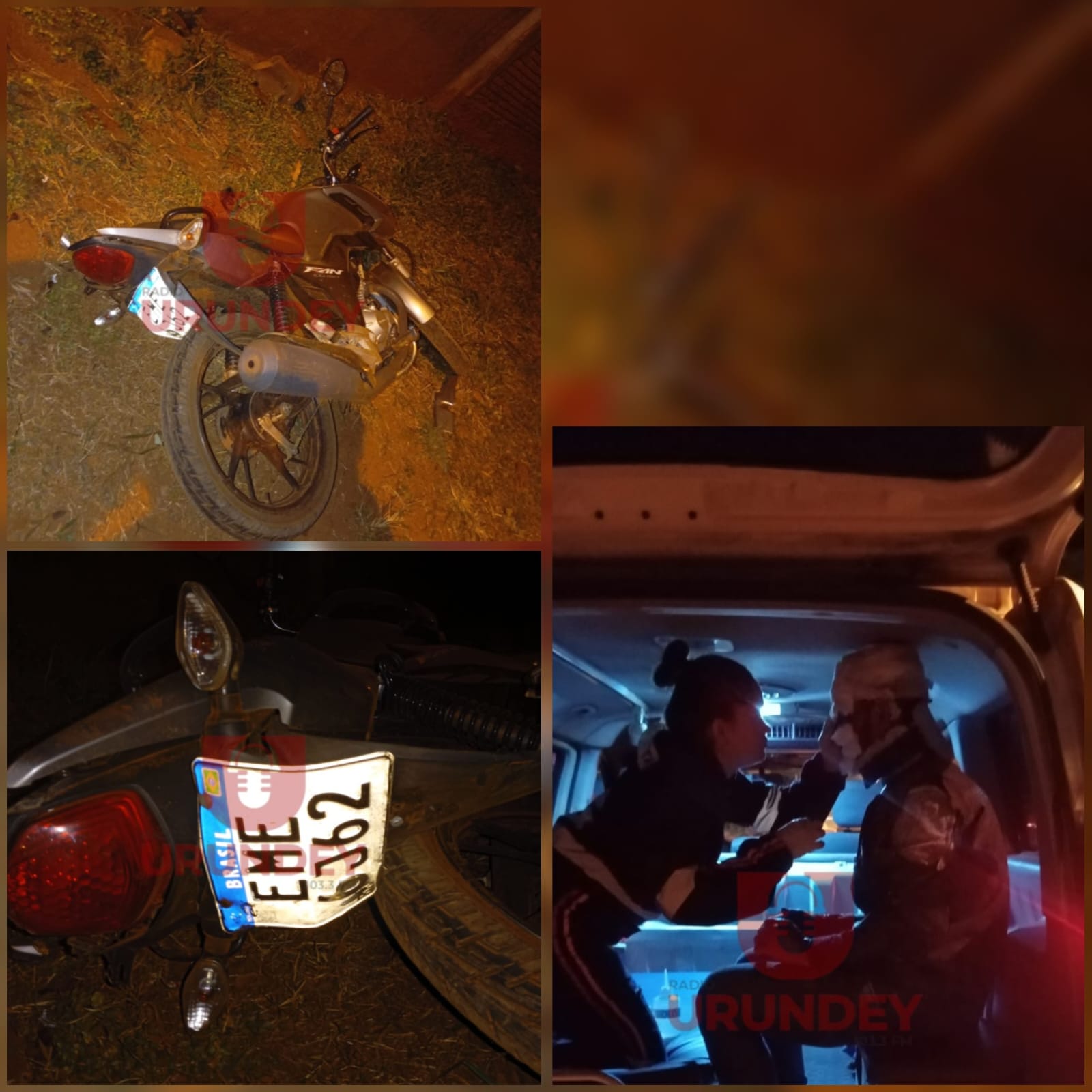 Persecución Policial Termina en Accidente y Arresto de Dos Jóvenes con Moto Robada