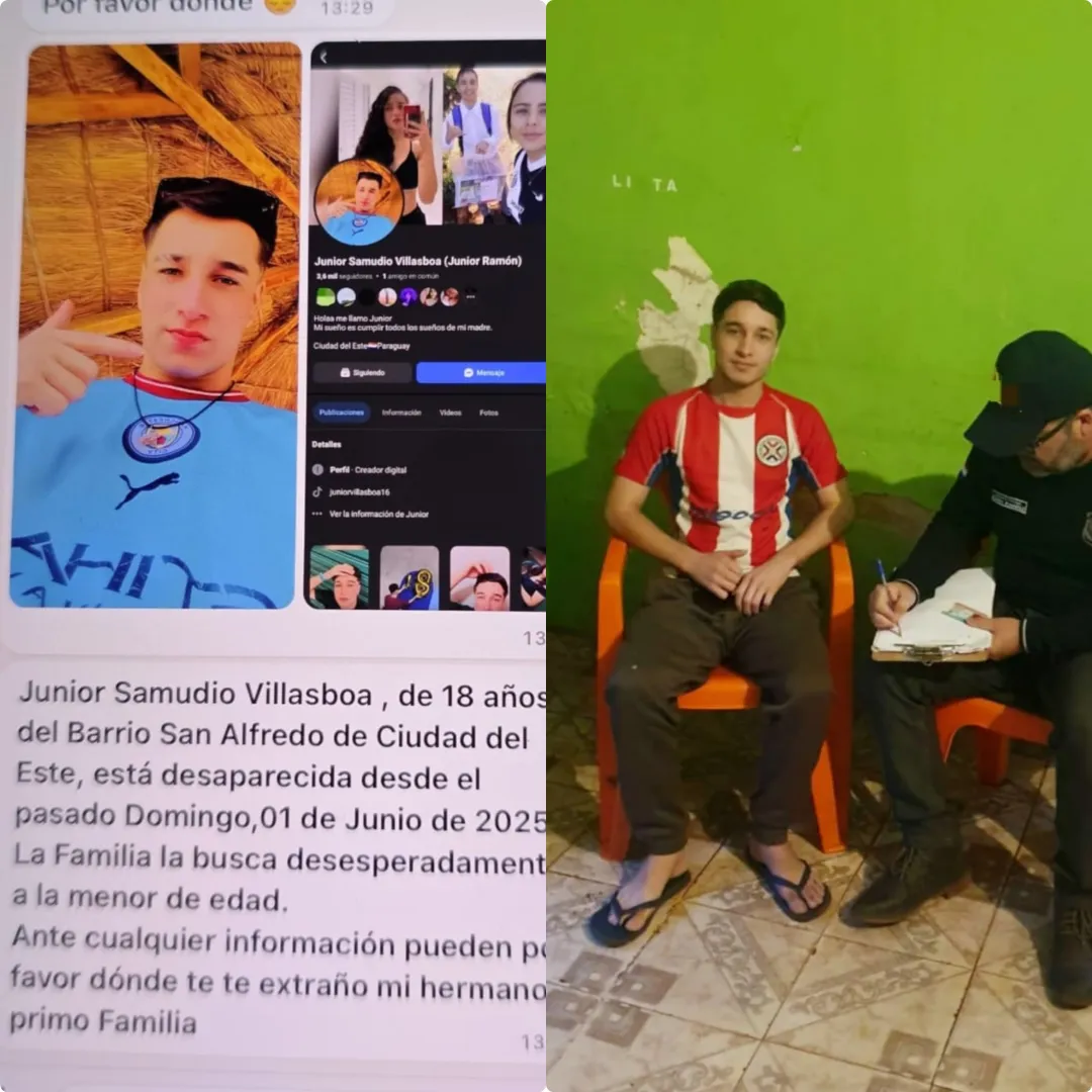 Insólito en CDE: Joven simuló su desaparición para volverse famoso