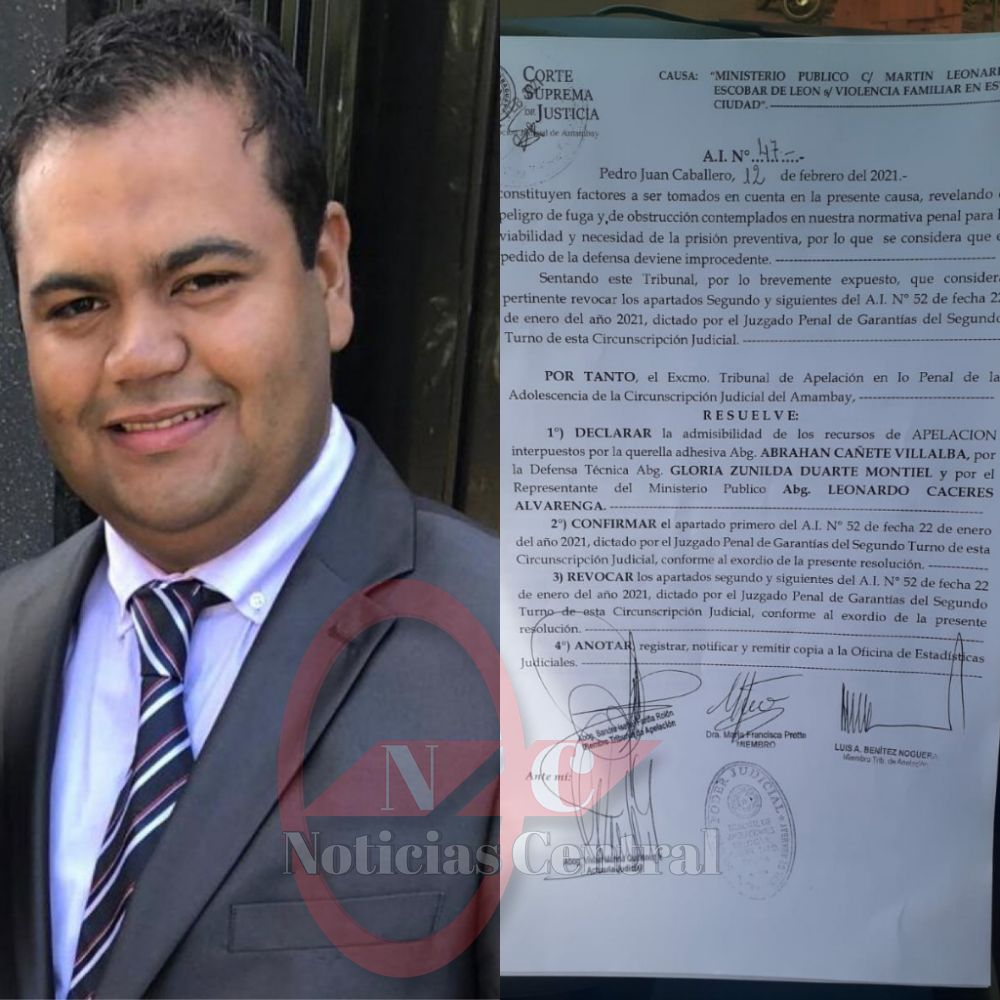 Revocan medida otorgada a concejal, por lo que tendrá que volver a prisión 