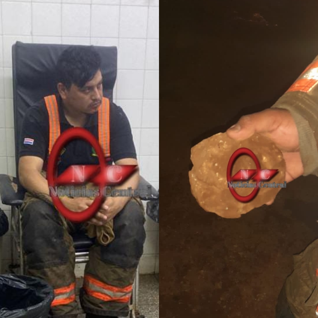 Bombero fue atacado en medio de su servicio voluntario en asentamiento San Gabriel