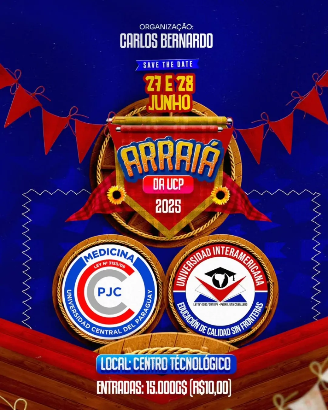 UCP alista la gran Fiesta Sanjuanina 2025 en Pedro Juan Caballero