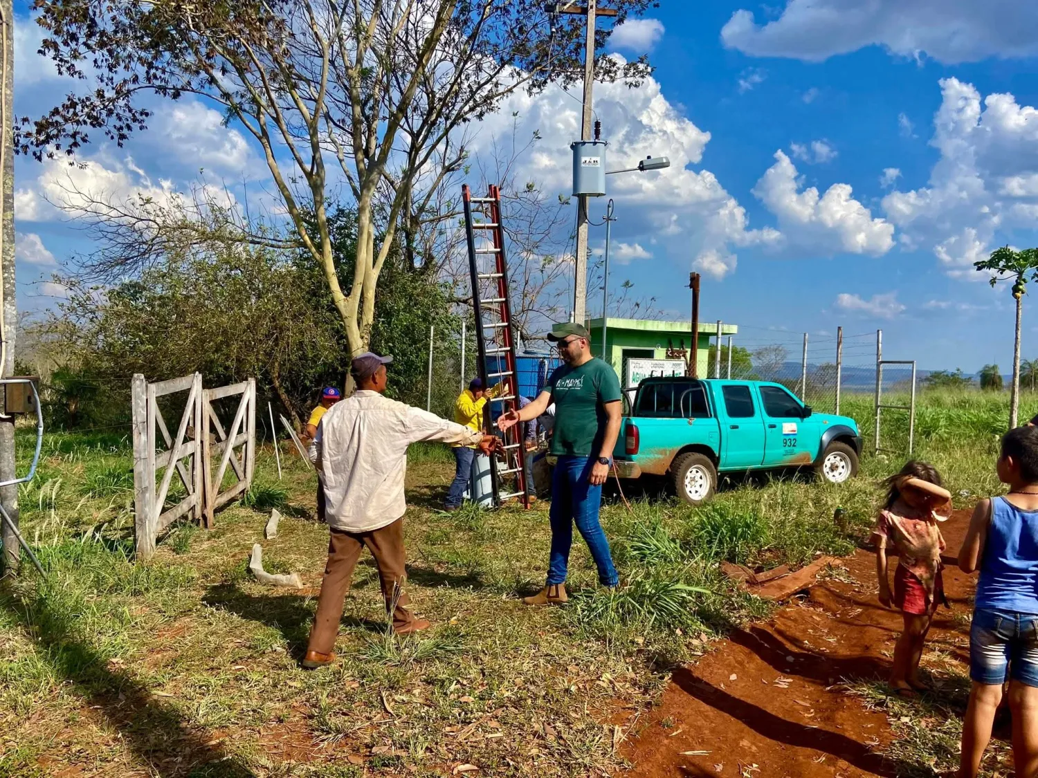 Intendente de Cerro Corá impulsa mejora en servicio de agua en Colonia Santa Clara