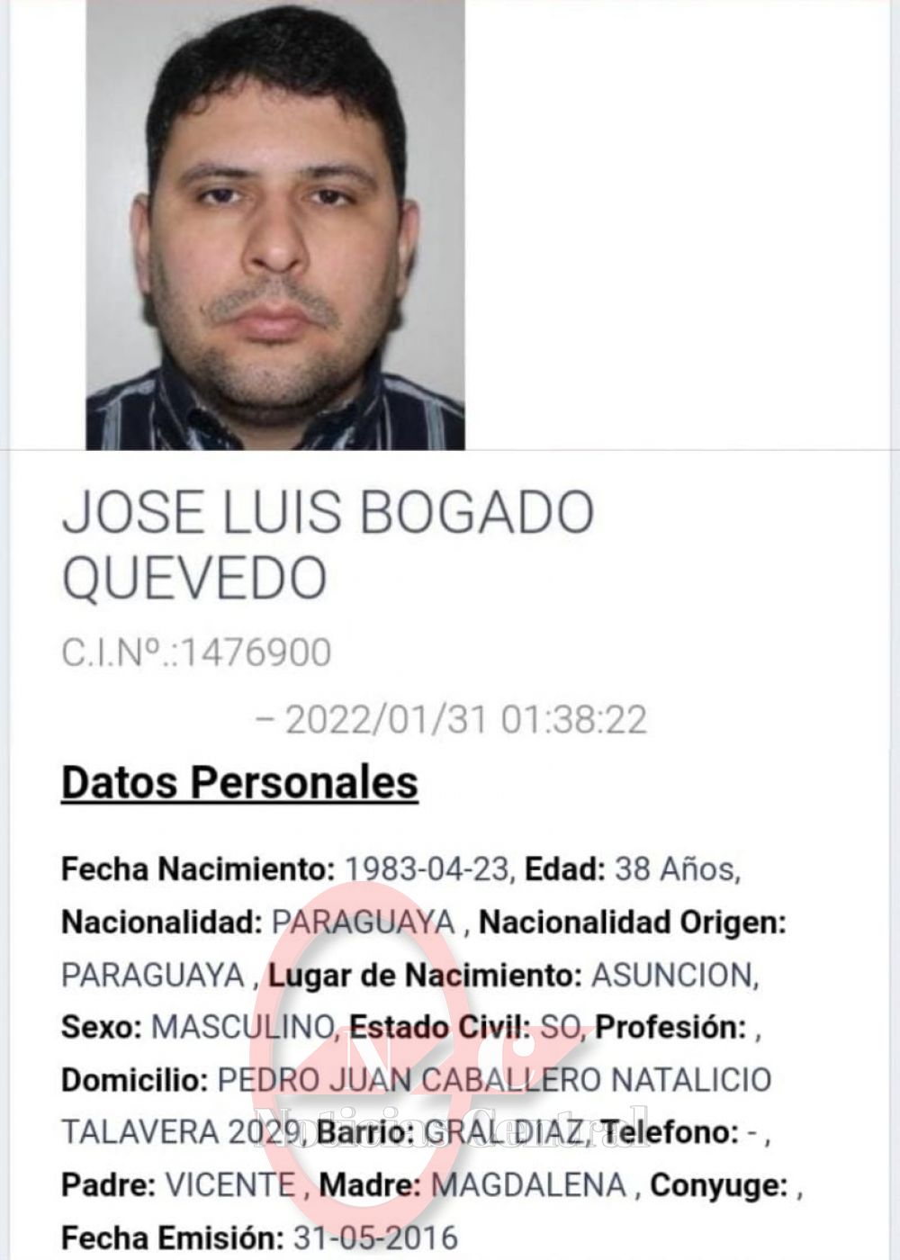 Verdadero objetivo de atentado en San Ber está internado en Asunción