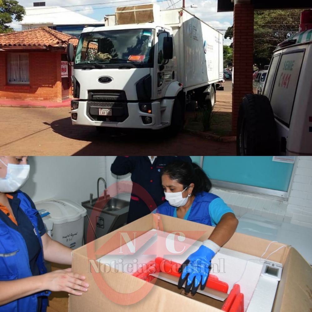Llegaron las primeras vacunas Anti-Covid en Amambay 