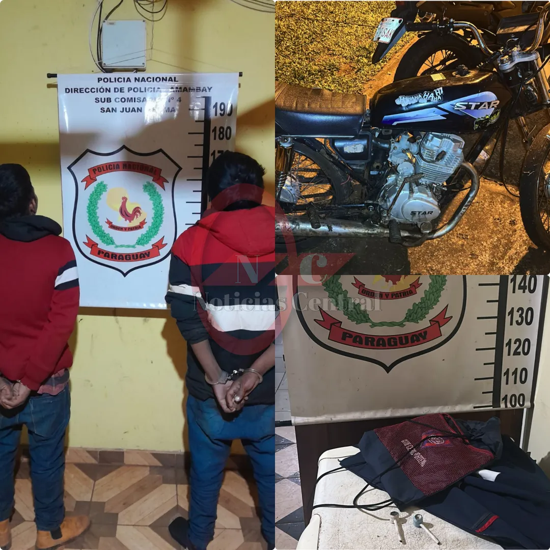 Aprehenden a dos hombres posterior a un asalto con machete