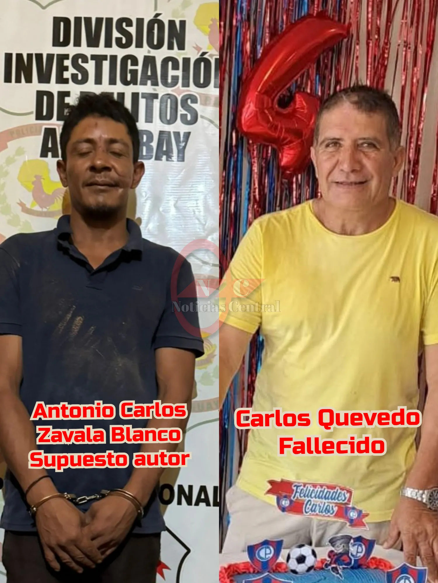 Detienen al presunto autor del asesinato de dirigente político en Bella Vista Norte