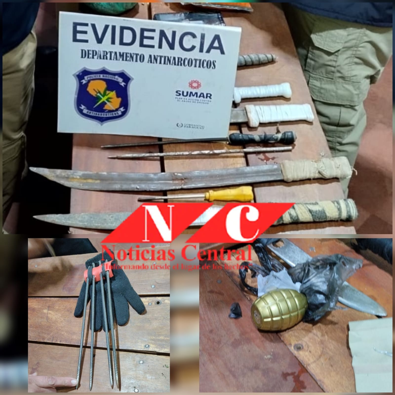 En nueva requisa en la cárcel regional incautan armas y trasladan a nueve presos