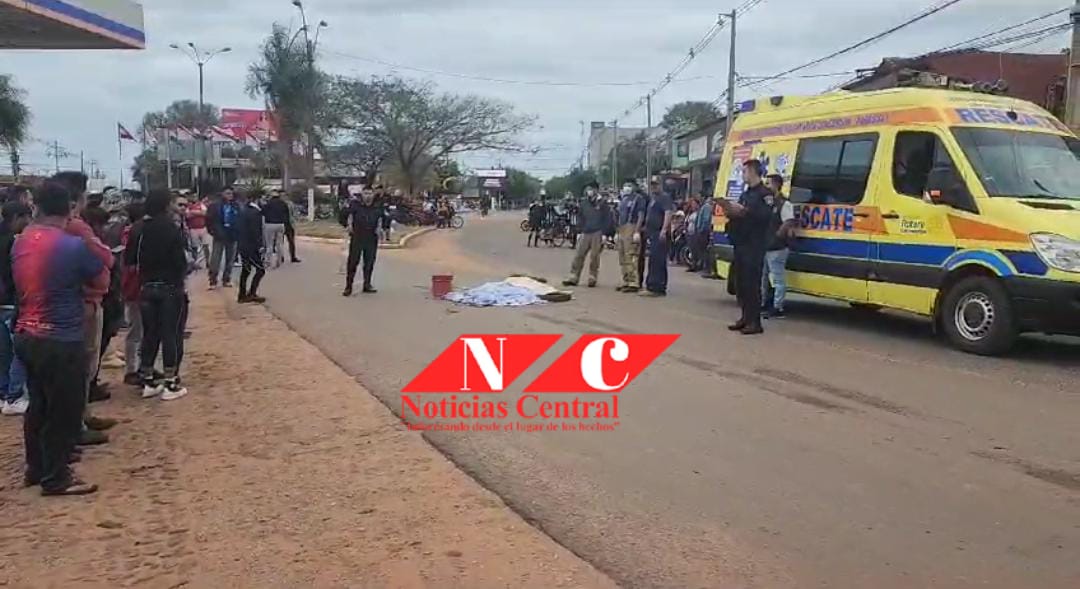 Camión de gran porte arrolla a un hombre en Concepción