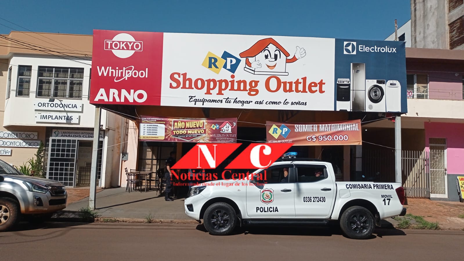 Asaltante "Albañil" se llevó más de G. 20 millones durante asalto a sucursal de RP 