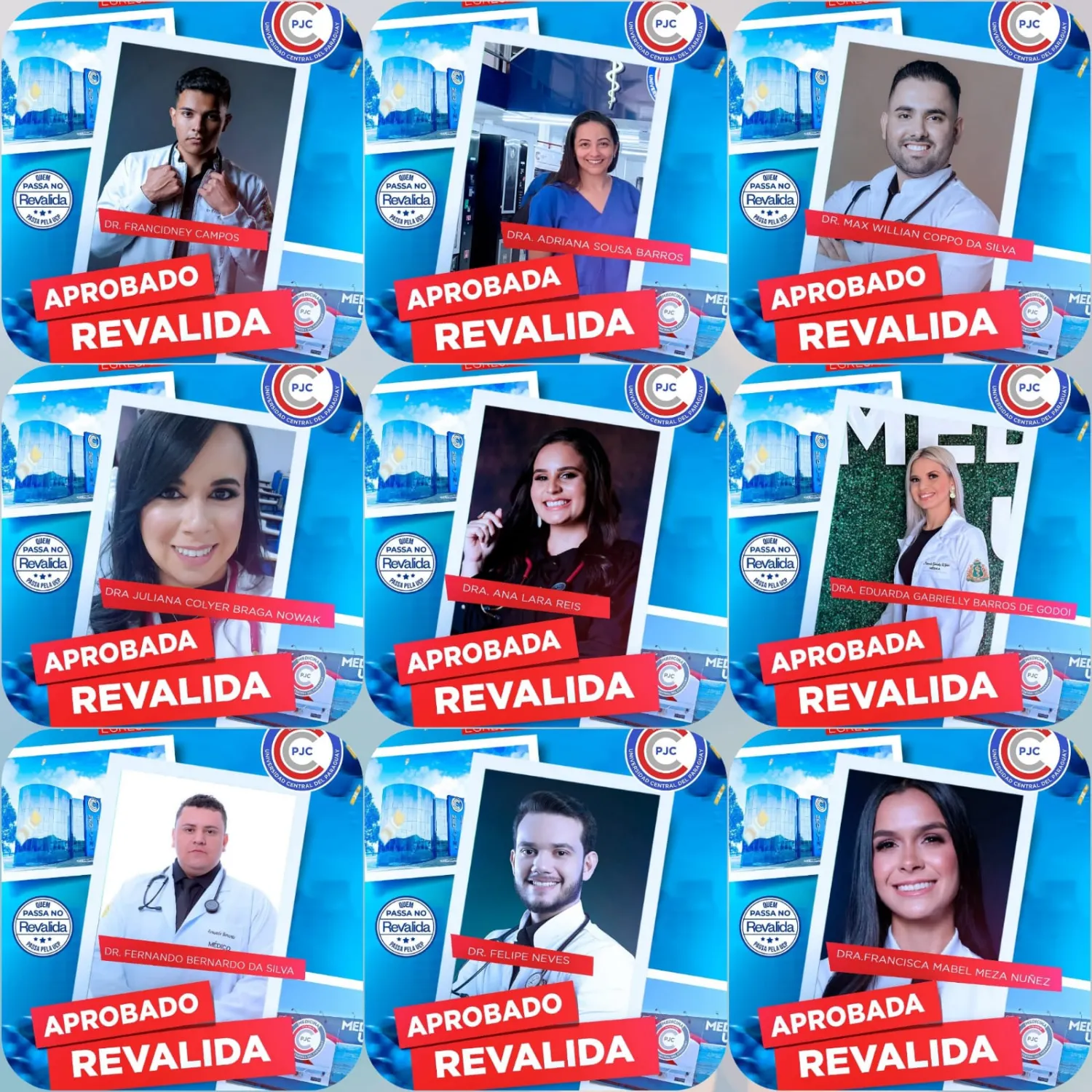 Más de 120 egresados de la UCP Pedro Juan Caballero aprueban el Revalida 2025