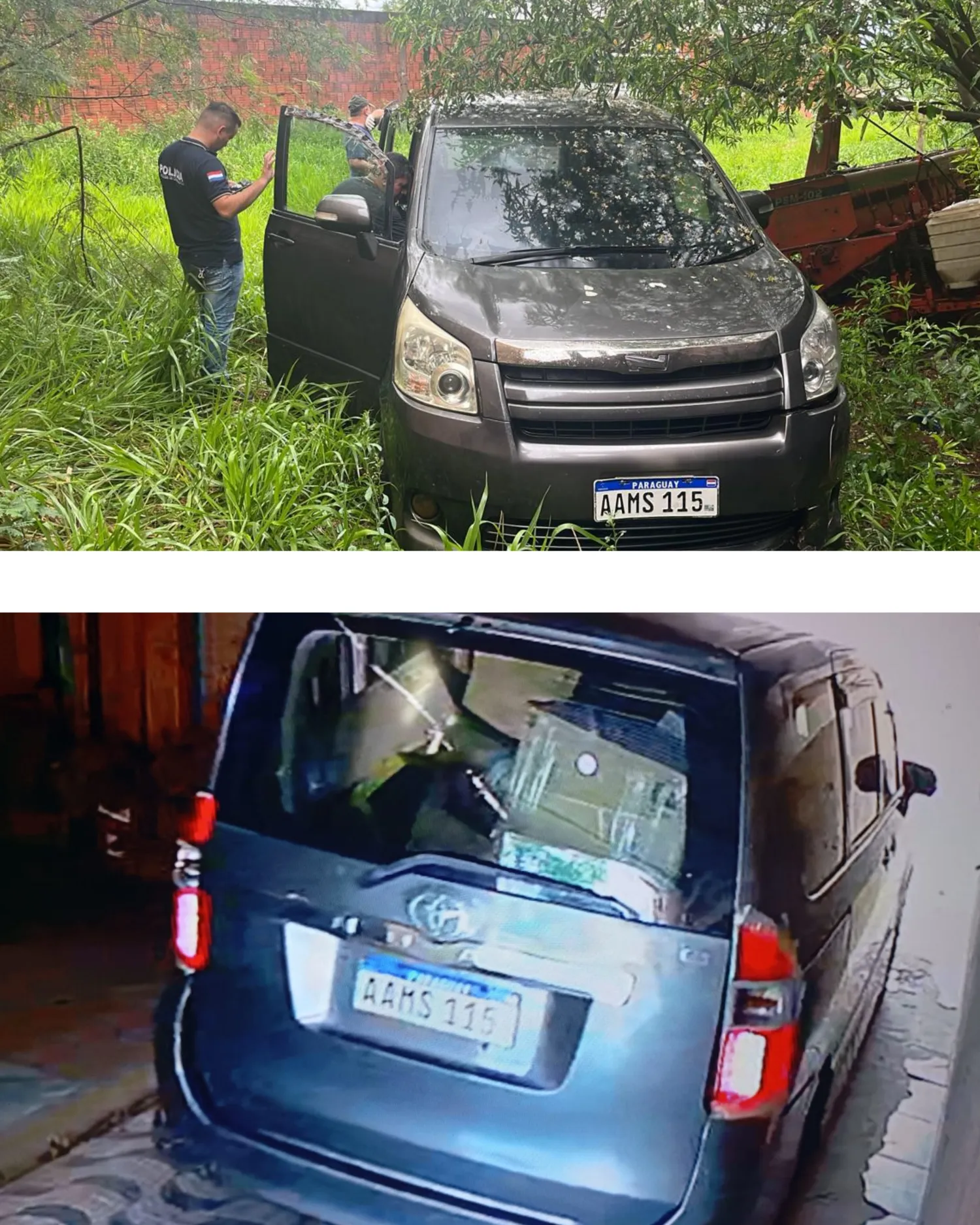 Recuperan en Ponta Porã una furgoneta robada a repartidor de encomiendas de Pedro Juan Caballero