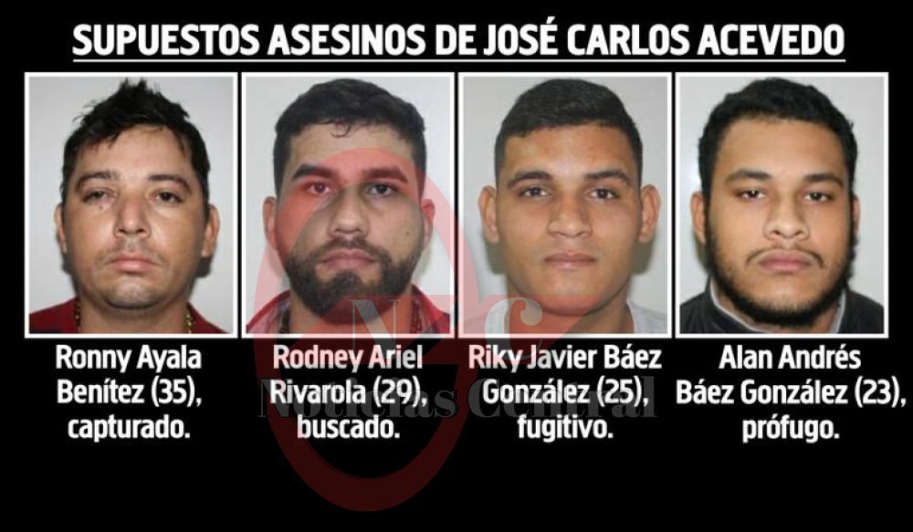 Policía busca llegar a autor intelectual del crimen de Acevedo mediante sicario detenido