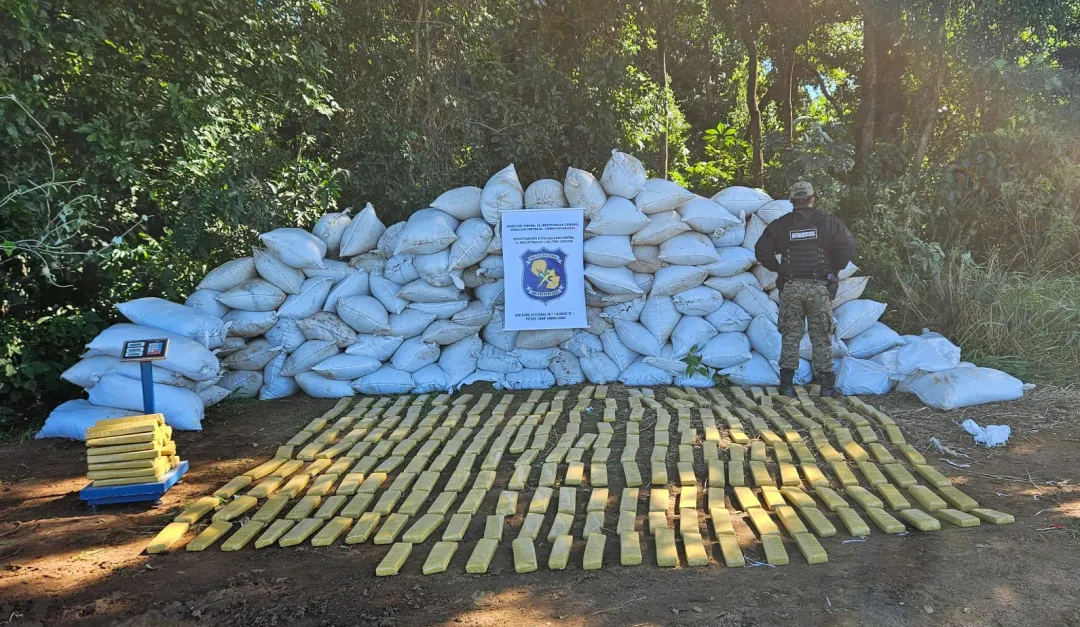 Allanan inmueble rural y destruyen más de seis toneladas de marihuana en Amambay