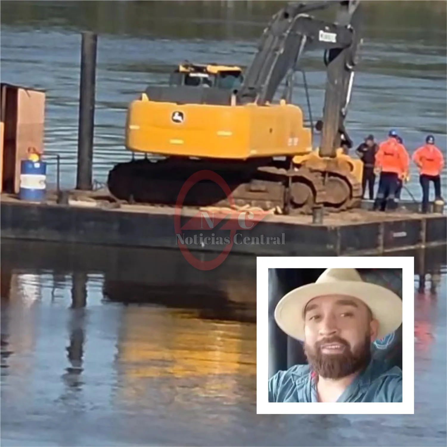 Inicia operativo para rescatar al camionero fallecido en el río Paraguay