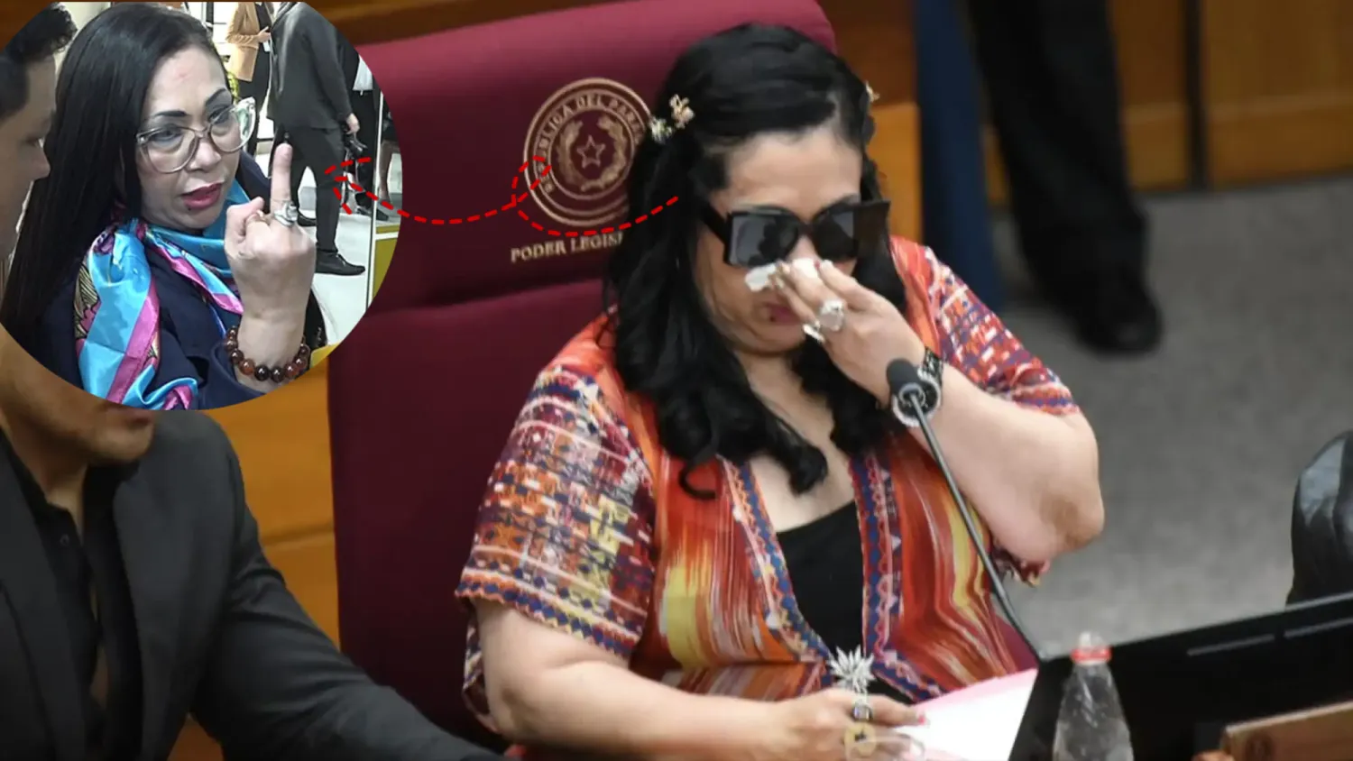 Yamy Nal es expulsada del Congreso y Chaqueñito se salva con 60 días de suspensión