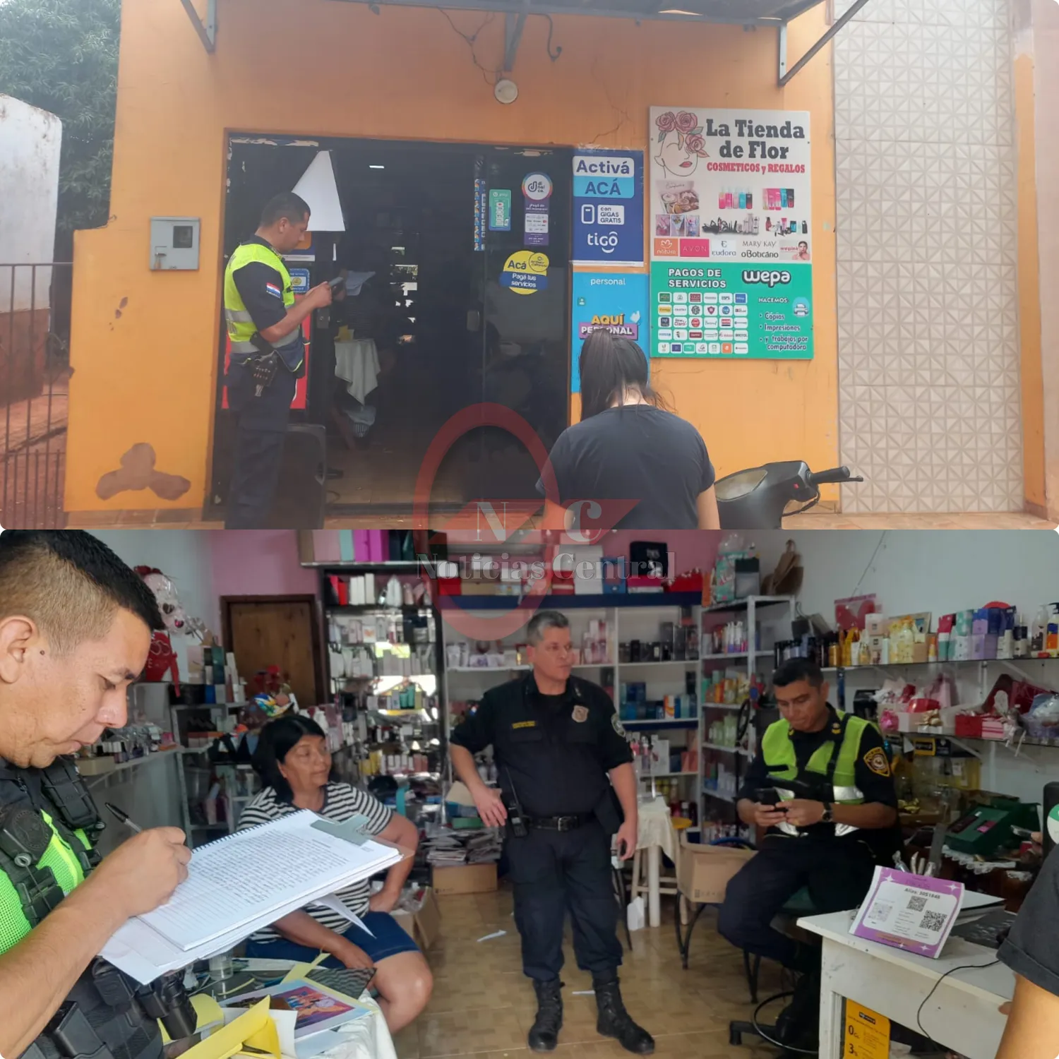 Delincuente armado con machete asalta una tienda y huye con dinero y semijoyas en Pedro Juan Caballero