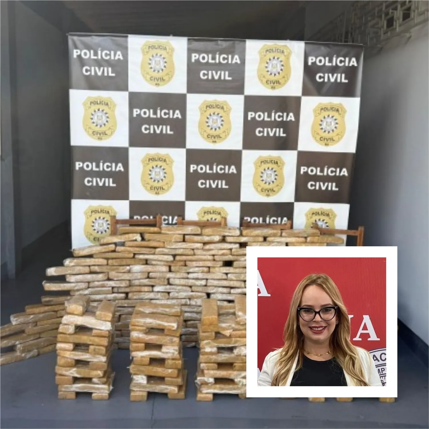 Funcionaria electoral detenida en Brasil con cargamento de droga