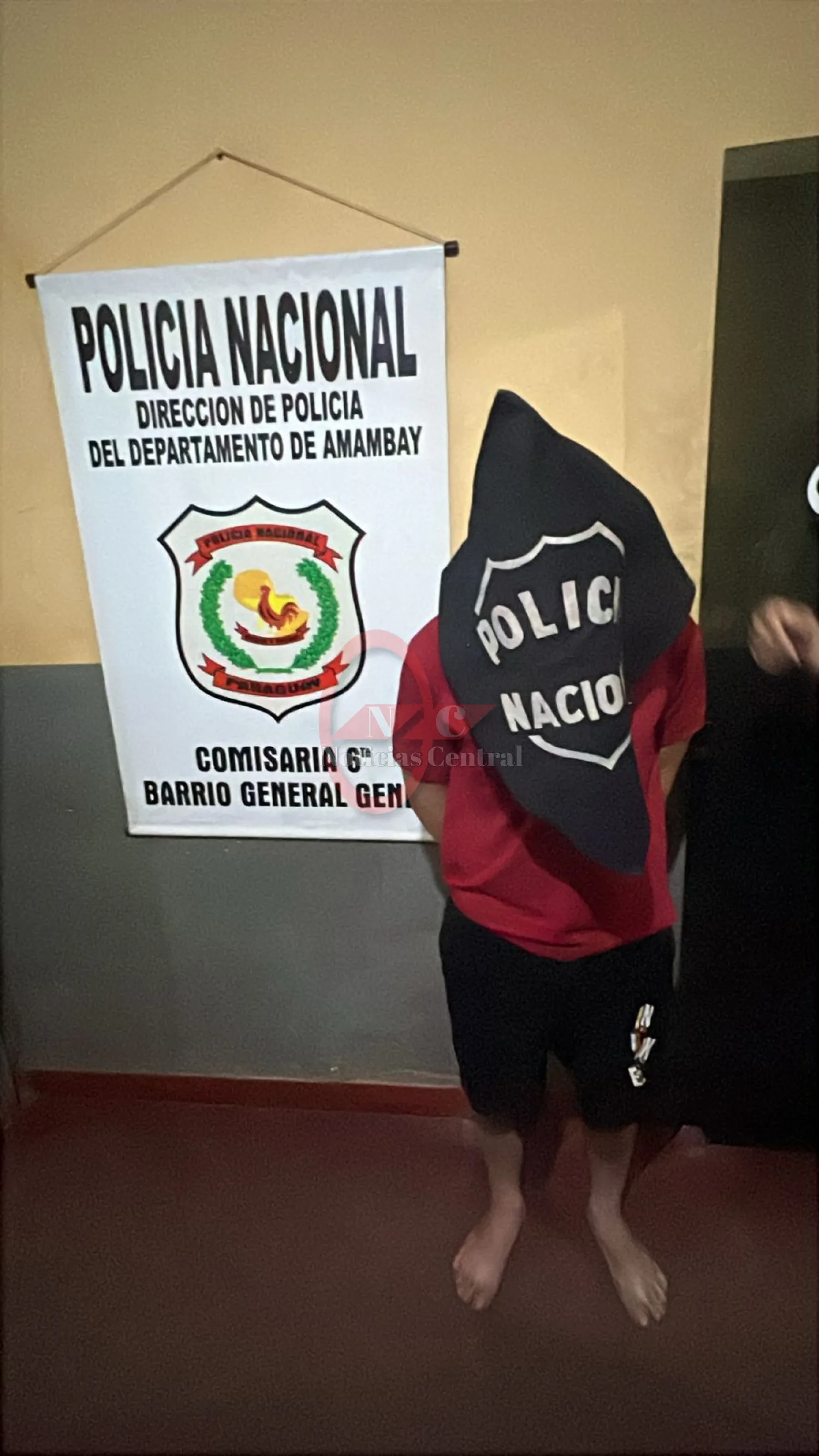 Joven fue aprehendido por agredir a su padre en Pedro Juan Caballero