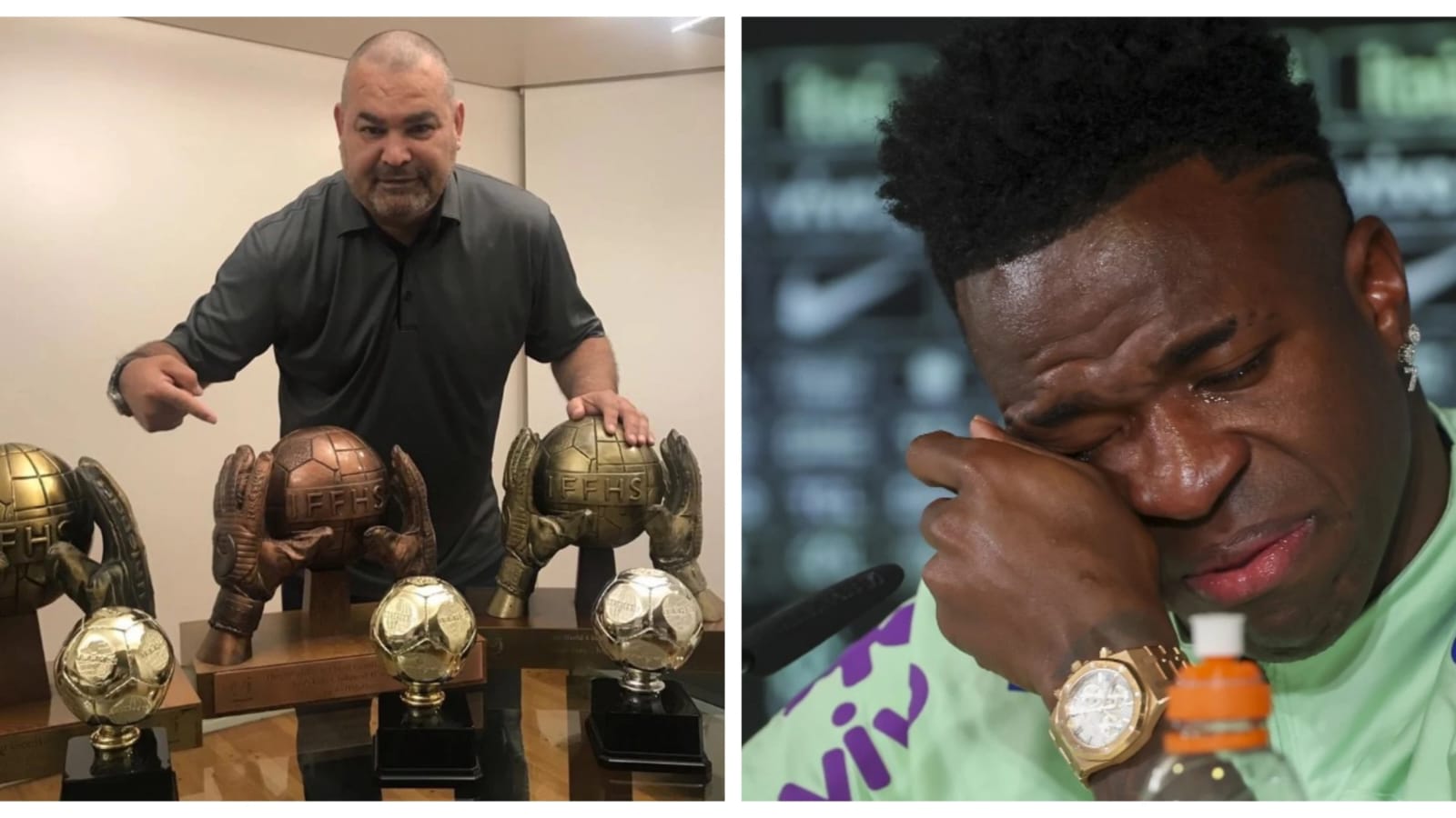 Chilavert trató de “maric” a Vinicius por llorar en conferencia y es noticia en todo el mundo