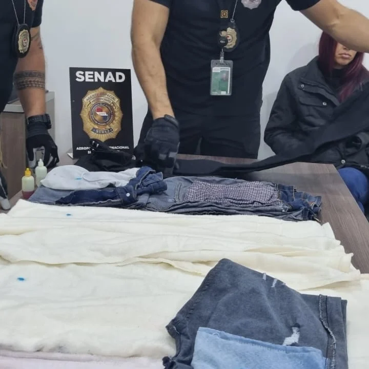 SENAD detuvo a una mujer que pretendía viajar a España con cocaína