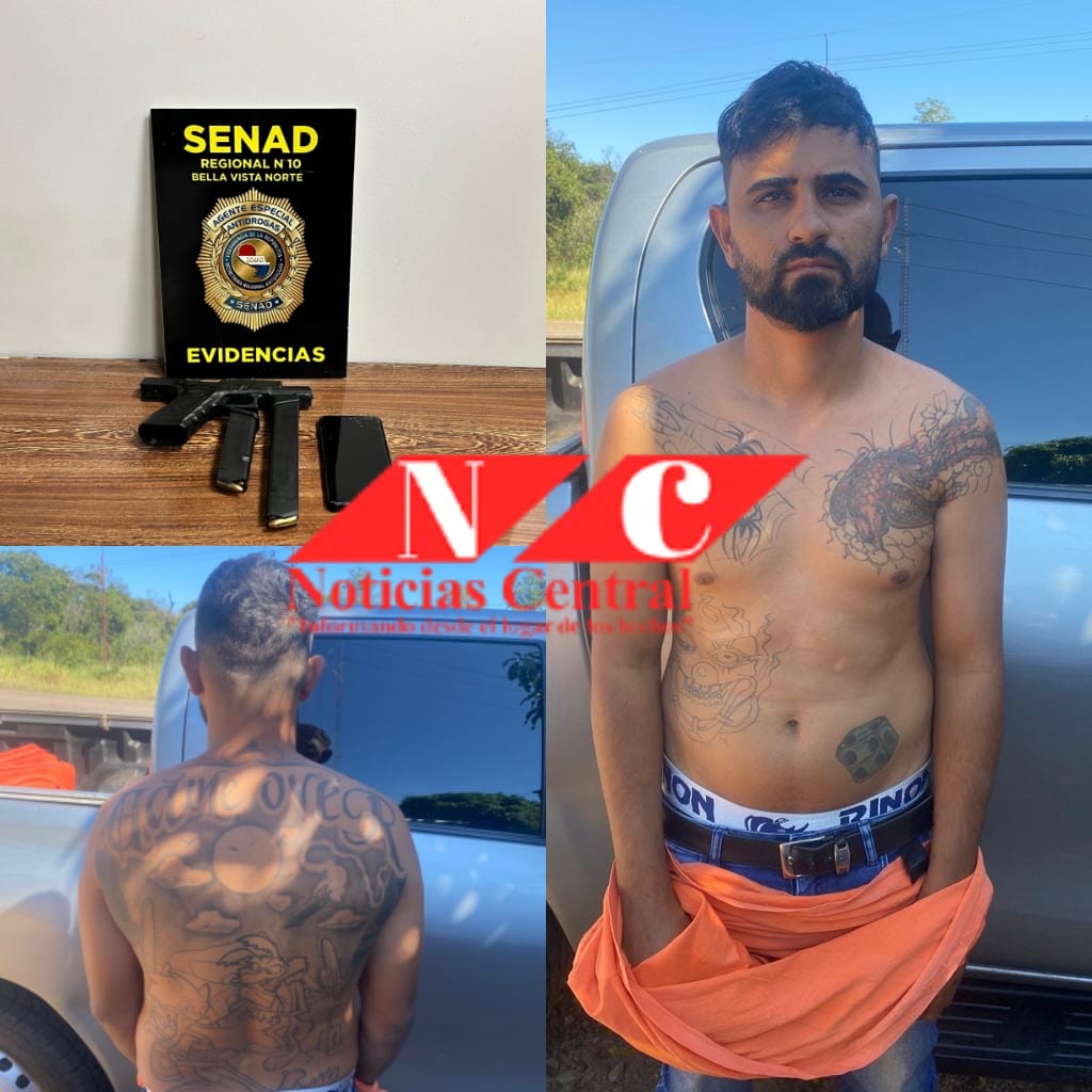 Brasileño presuntamente ligado al PCC cae durante operativo de la Senad