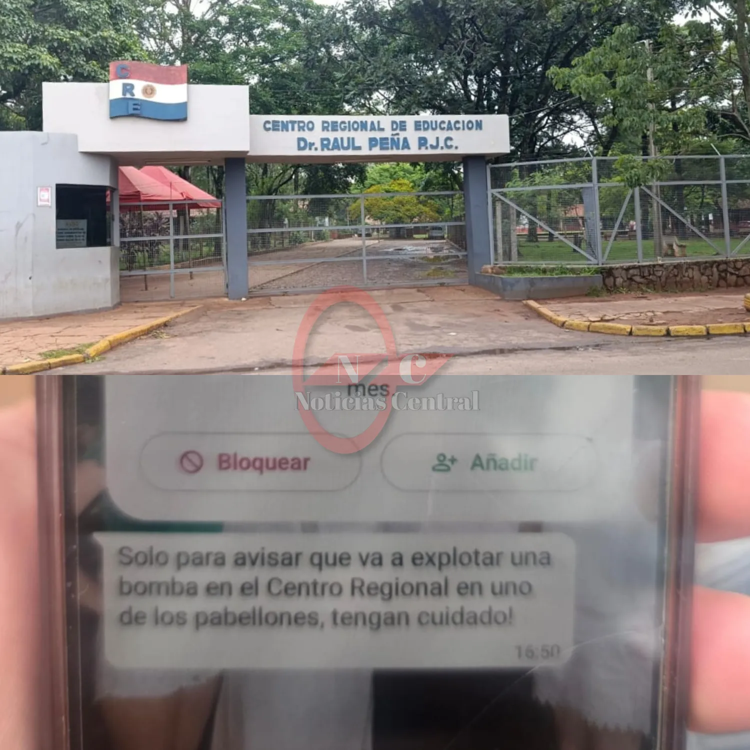 PJC: Actividades suspendidas en el CRE tras amenaza de bomba