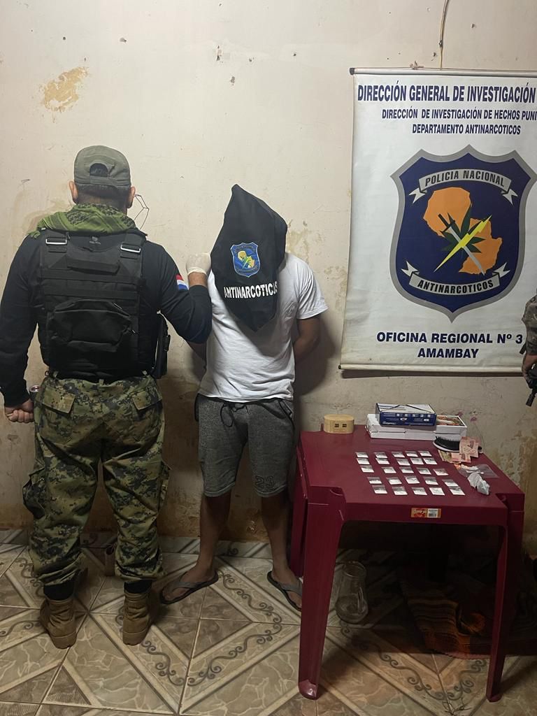 Un detenido tras allanamiento en boca de fumo