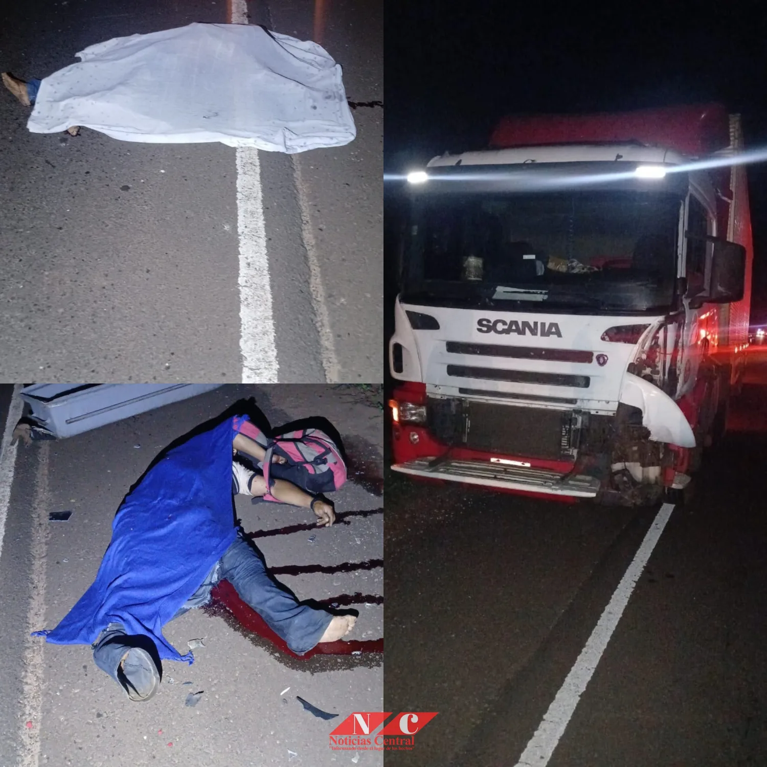 Pareja de indígenas fallecen arrolladas por un camión de gran porte en Cerro Corá
