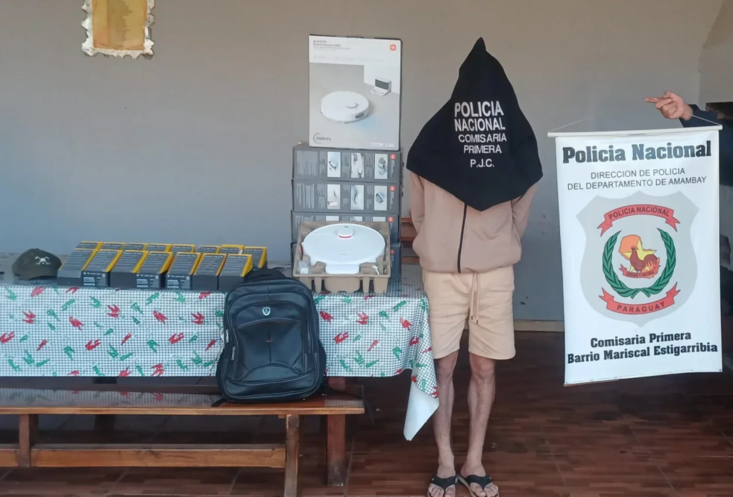 Joven brasileño fue detenido tras persecución y hallazgo de presunto contrabando en Pedro Juan Caballero