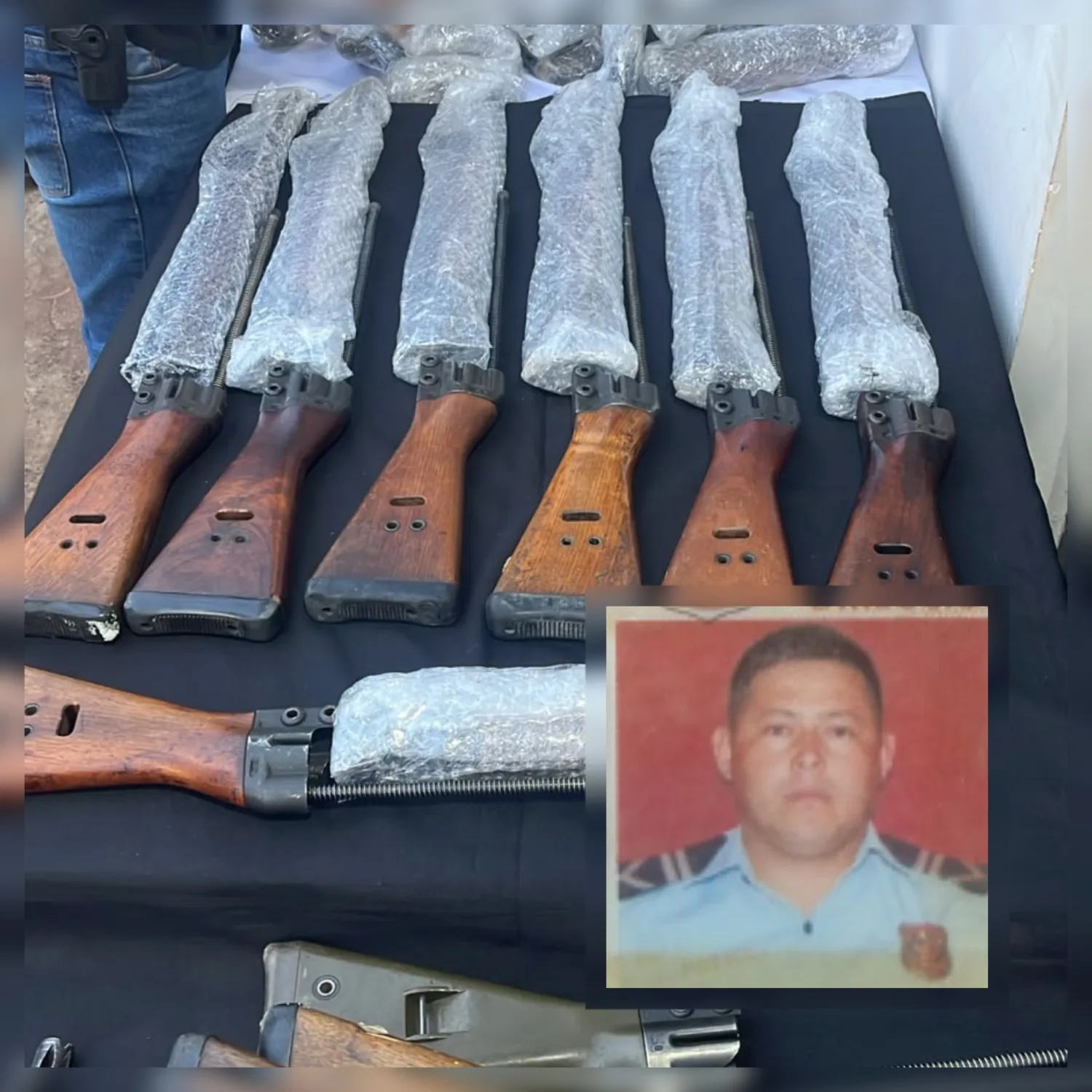 SENAD detiene a suboficial de la Policía con 20 fusiles de guerra ocultos en Alto Paraná
