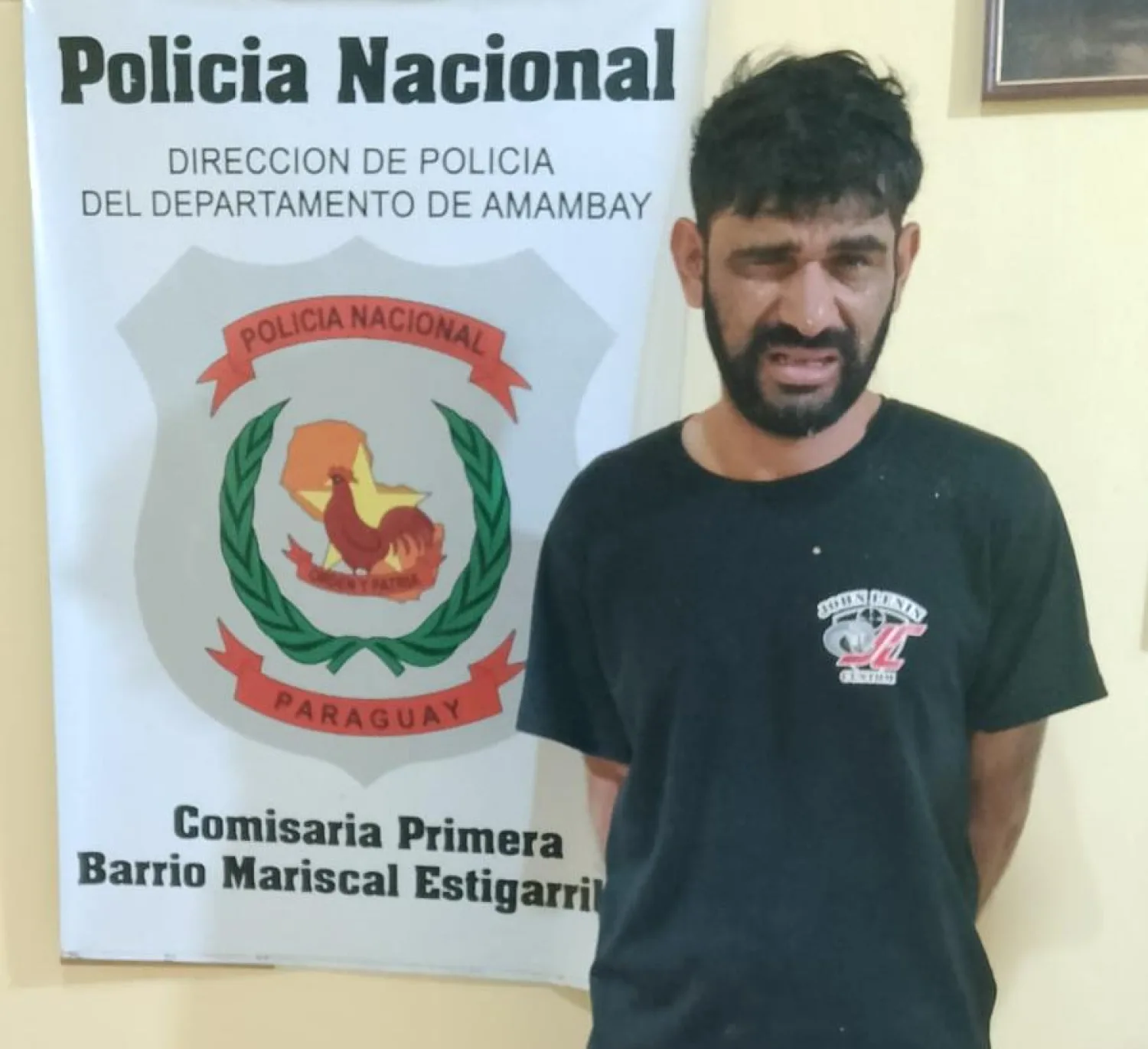 Detienen a un hombre denunciado por agredir a su madre, hermano y vecinos en Pedro Juan Caballero