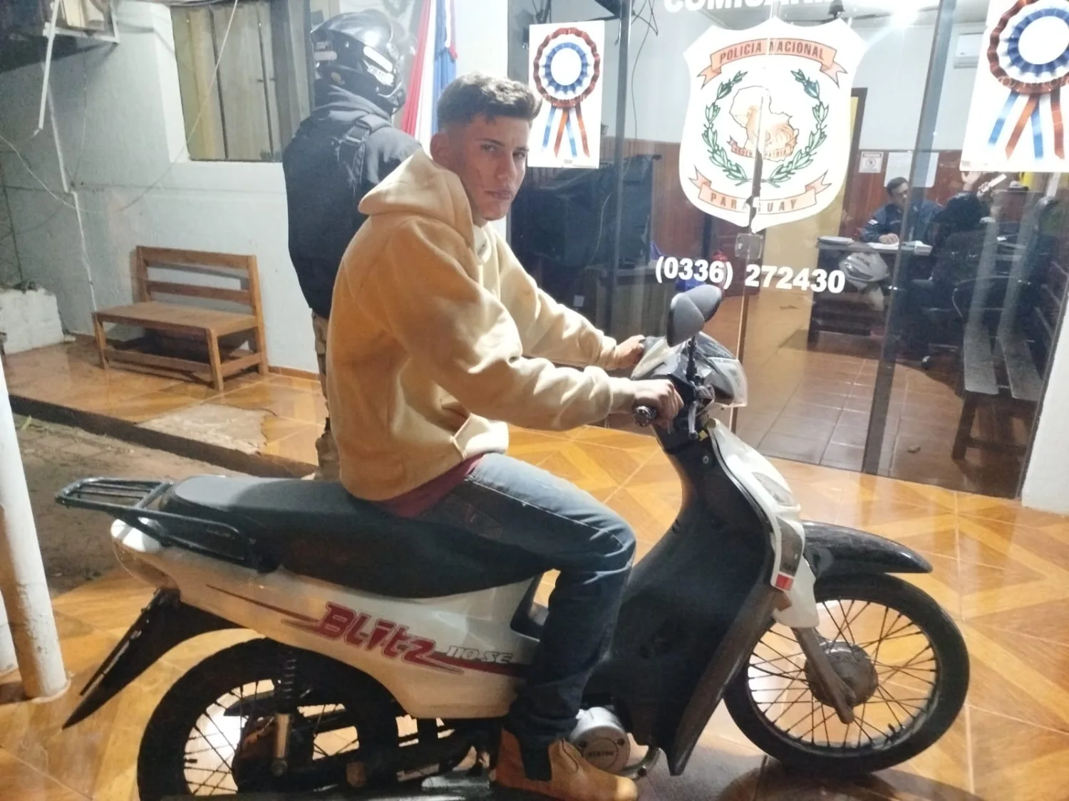 Grupo Puma detiene a joven con antecedentes y recupera motocicleta hurtada en Pedro Juan Caballero